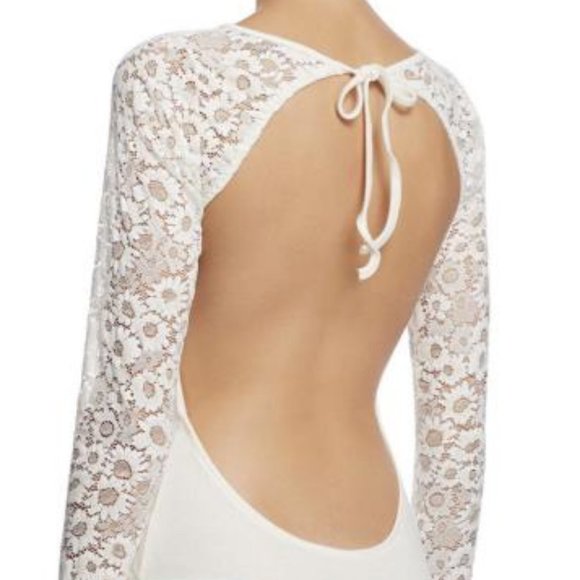 NWT For Love & Lemons Ivory Daisy Bodysuit L - Picture 2 of 4